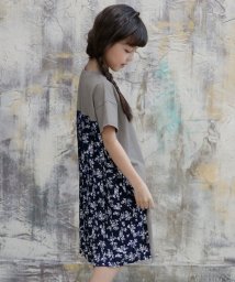 子供服Bee/半袖柄バックプリーツワンピース/503852510