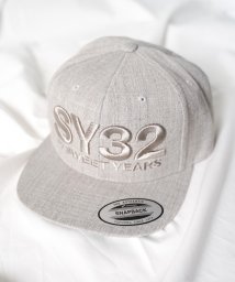 ar/mg(エーアールエムジー)/【73】【10282】【it】【SY32 by SWEET YEARS】3D LOGO SNAPBACK CAP/グレー