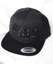 ar/mg(エーアールエムジー)/【73】【10282】【it】【SY32 by SWEET YEARS】3D LOGO SNAPBACK CAP/ブラック