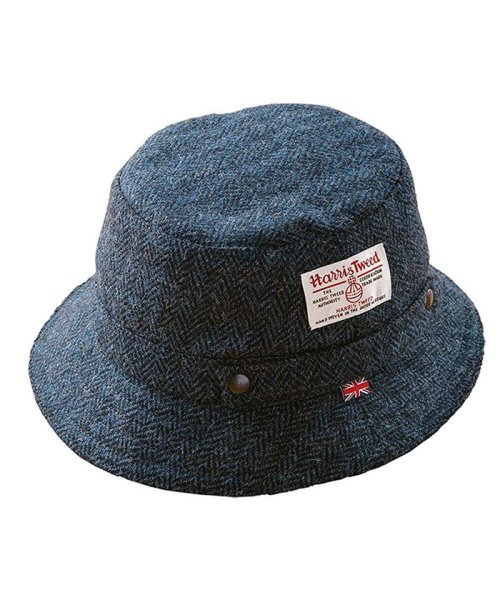 Harris Tweed(ハリスツイード)/英国製ハリスツイードハット/ネイビー