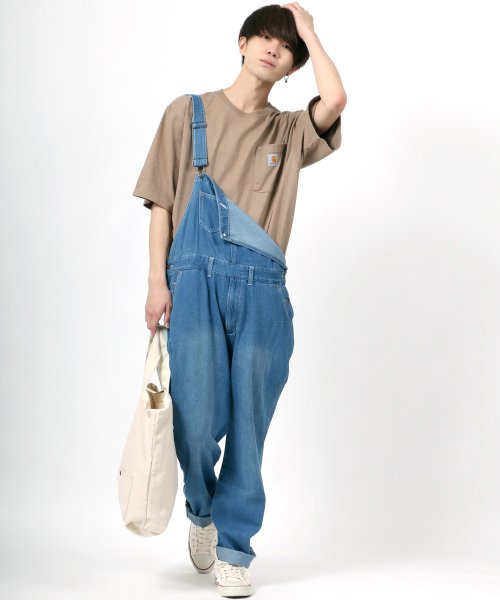 SITRY(SITRY)/【SITRY】denim Overalls/デニム オーバーオール レディース メンズ デニムパンツ サロペット/ライトブルー