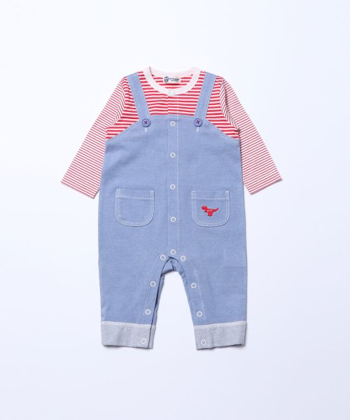 セール Kpboy ケーピーボーイ 日本製 レイヤード風カバーオール Free70 80cm ケーピーボーイ Kp Boy Magaseek