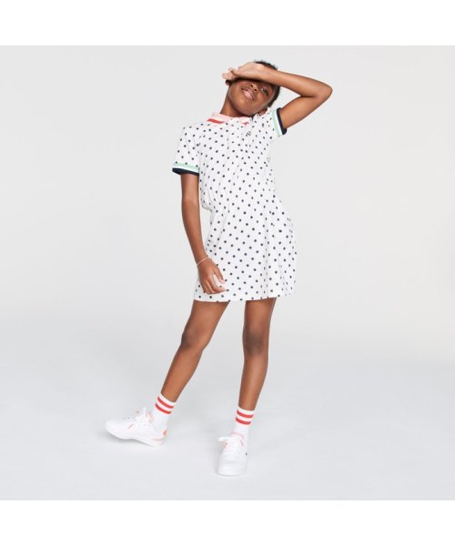 セール Girlsドットポロワンピース ラコステ キッズ Lacoste Kids Magaseek