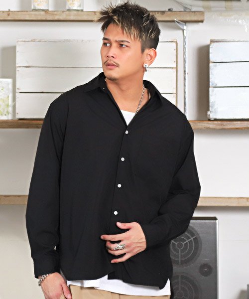セール Bigシャツ 長袖シャツ メンズ ビッグシルエット 無地 シンプル ラグスタイル Luxstyle Magaseek セール Bigシャツ 長袖シャツ メンズ ビッグシルエット 無地 シンプル ラグスタイル Luxstyle Magaseek