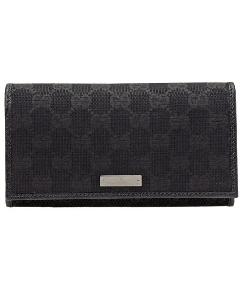 GUCCI(グッチ)/【GUCCI(グッチ)】GUCCI グッチ 二つ折り 長財布 244946ky9ir1000/ブラック