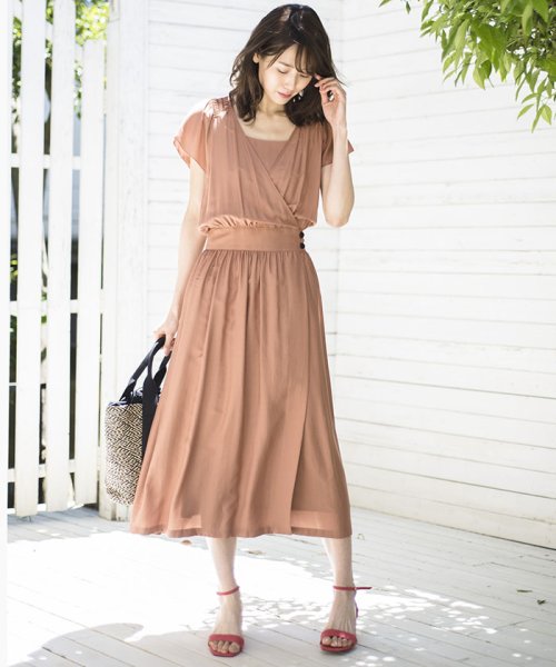 セール 60 Off ローンカシュクールワンピース アナイ Anayi Magaseek