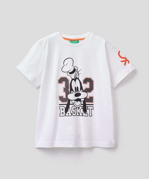 セール ディズニー Disney コラボ グーフィーtシャツ カットソー ユナイテッド カラーズ オブ ベネトン ボーイズ Benetton United Colors Of Benetton Boys Magaseek