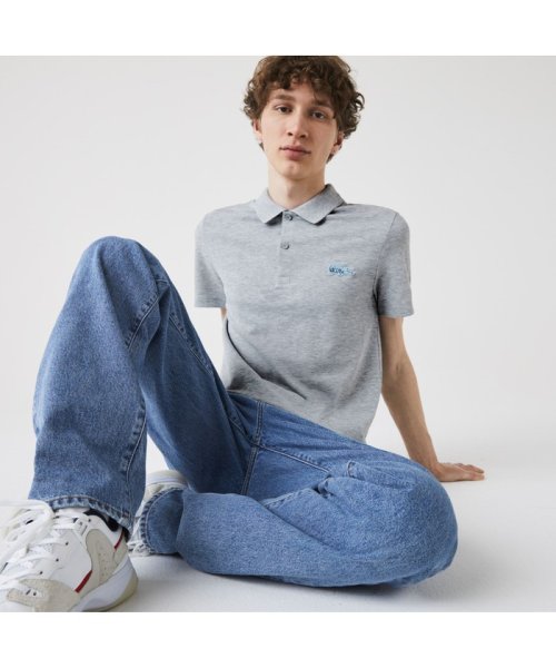 LACOSTE Mens(ラコステ　メンズ)/ヘリテージワニロゴポロシャツ/グレー