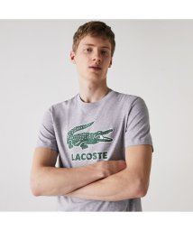 LACOSTE Mens(ラコステ　メンズ)/クラックワニロゴTシャツ/ライトグレー