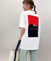 GLOSTER(GLOSTER)/【NANGA/ナンガ】別注 ロゴTシャツ/ホワイト