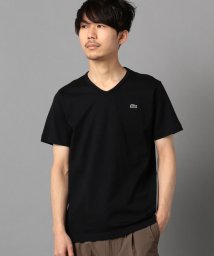 GLOSTER(GLOSTER)/【LACOSTE/ラコステ】Vネック スリムTシャツ (TH632EM)/ブラック