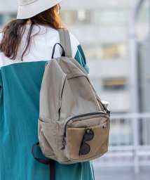 coen(coen)/LIGHT WEIGHT BAG・軽量ナイロンリュックサック/BEIGE