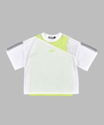 ZIDDY(ジディー)/【一部店舗限定】アシンメトリー Tシャツ カラー タンクトップ セット(130~/ホワイト