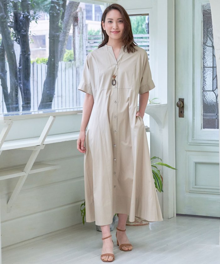 セール 50 Off タイプライターシャツワンピース アナイ Anayi Magaseek