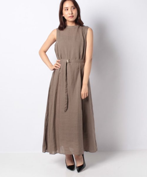 セール 50 Off ソフトラミーテントラインワンピース ベルト付き アナイ Anayi Magaseek