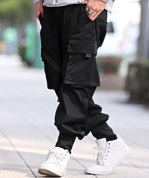 ストリートパンツ ジョガーパンツ 韓国 ストリート メンズ 黒 XL