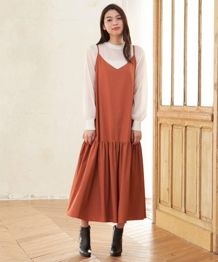 セール フラットクロスティアードワンピース アナイ Anayi Magaseek