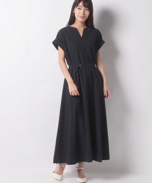 クーポン開催中 セール 50 Off ツイルストレッチフレアワンピース アナイ Anayi Magaseek