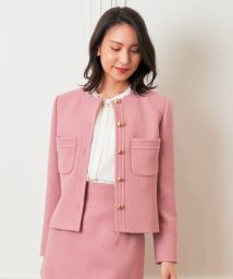 ノーカラージャケット ピンク 桃色 のファッション通販 Magaseek