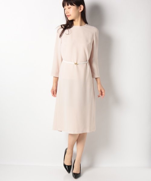 21 Eternal Line ストレッチクロスベルト付きワンピース アナイ Anayi Magaseek