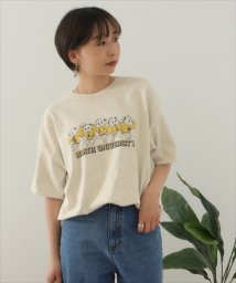 Factor=(ファクターイコール)/Bear プリントTシャツ/オフホワイト