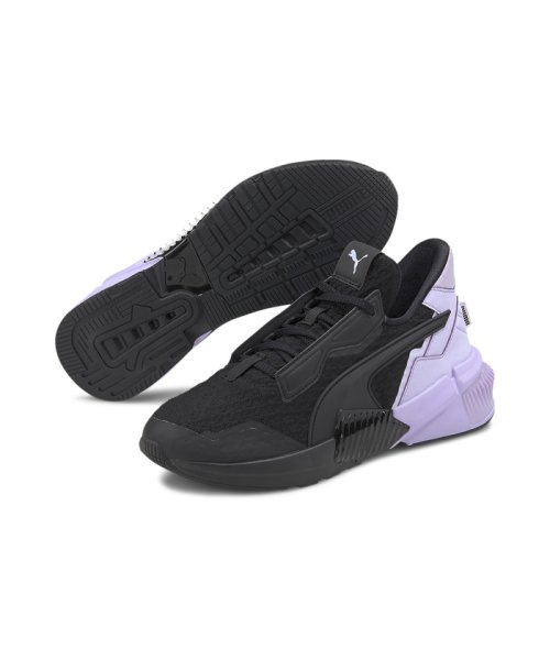 PUMA(プーマ)/プーマ プロヴォーク XT ブロック ウィメンズ トレーニング シューズ/PUMABLACK-LIGHTLAVENDER