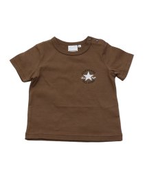 CONVERSE(コンバース)/CONVERSE／コンバースロゴ半袖Tシャツ/ブラウン系1