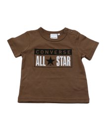 CONVERSE(CONVERSE)/CONVERSE／コンバースロゴ半袖Tシャツ/ブラウン系2