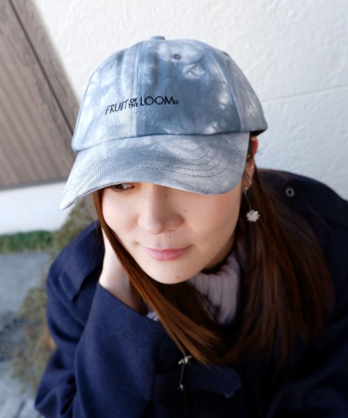 FRUIT OF THE LOOM(フルーツオブザルーム)/TIE DYE  LOW CAP/ﾌﾞﾗｯｸ