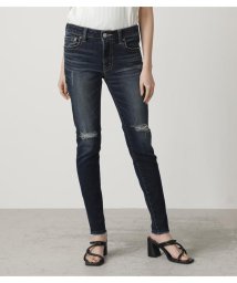 AZUL by moussy(アズールバイマウジー)/CRASH DENIM SKINNY２/D/BLU3