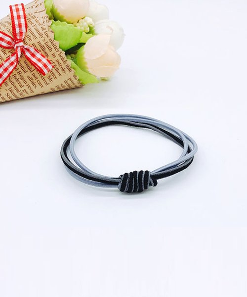 セール ヘアゴム バイカラー おしゃれ ヘアアクセサリー 結び シンプル 髪留め ショッピングゴー Shoppinggo Magaseek