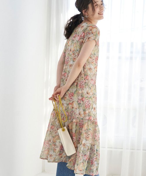 セール 33 Off リンクコーデ ヴィンテージライクフルーツティアードワンピース ロペピクニック Rope Picnic Magaseek