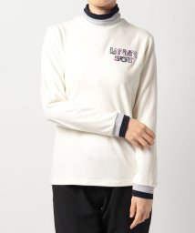 LANVIN SPORT(ランバン スポール)/ストレッチスエード長袖シャツ【アウトレット】/ホワイト系 