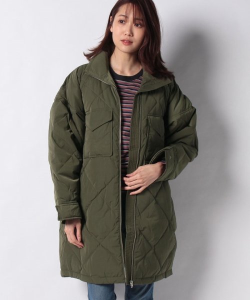 LEVI’S OUTLET(リーバイスアウトレット)/DIAMOND QUILT PUFFER OLIVE NIGHT/グリーン