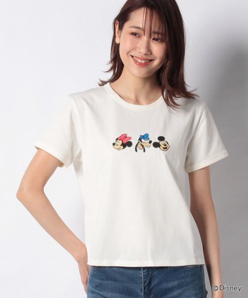 LEVI’S OUTLET(リーバイスアウトレット)/DISNEY S/S Tシャツ MARSHMALLOW W/ RIBTRIM/ナチュラル