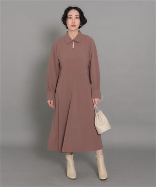 セール 低身長向けサイズ ウエスト切替シャツワンピース アウリィ Auli Magaseek