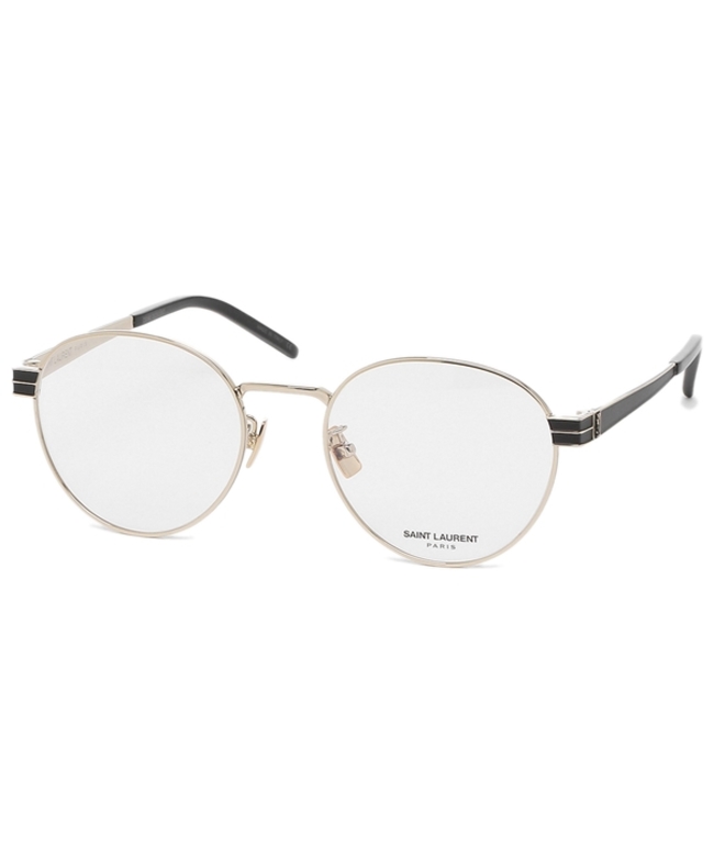 サンローランパリ 眼鏡フレーム アイウェア メンズ レディース 52サイズ ゴールド ブラック SAINT LAURENT PARIS SL M63  003 ラ