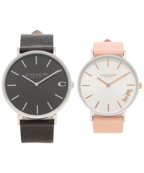コーチ 時計 ペアウォッチ レディース メンズ チャールズ ペリー 41mm 36mm クォーツ ブラック ホワイト ピンク Coach 14 コーチ Coach Magaseek コーチ 時計 ペアウォッチ レディース メンズ チャールズ ペリー 41mm 36mm クォーツ ブラック ホワイト ピンク Coach 14 コーチ Coach Magaseek