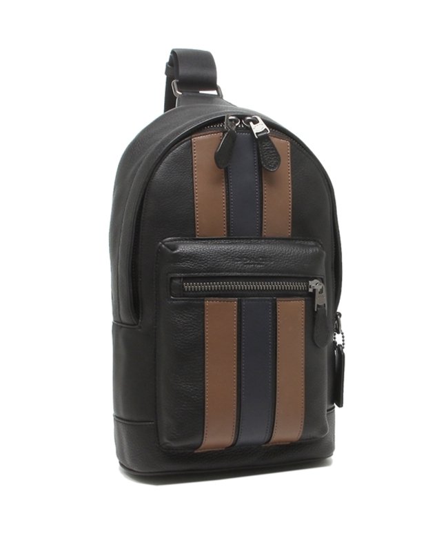 クーポン開催中 コーチ ボディバッグ ウエストポーチ アウトレット ブラックブラウンマルチ メンズ Coach 3180 Qbr64 コーチ Coach Magaseek
