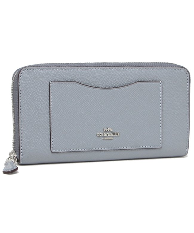 コーチ 長財布 アウトレット レディース Coach Sv M4 ライトブルー コーチ Coach Magaseek