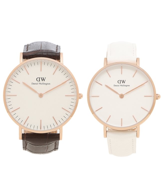 ダニエルウェリントン 時計 ペアウォッチ レディース メンズ クラシック ペティット 36mm 32mm クォーツ Daniel Wellington Dw00 ダニエル ウェリントン Daniel Wellington Magaseek