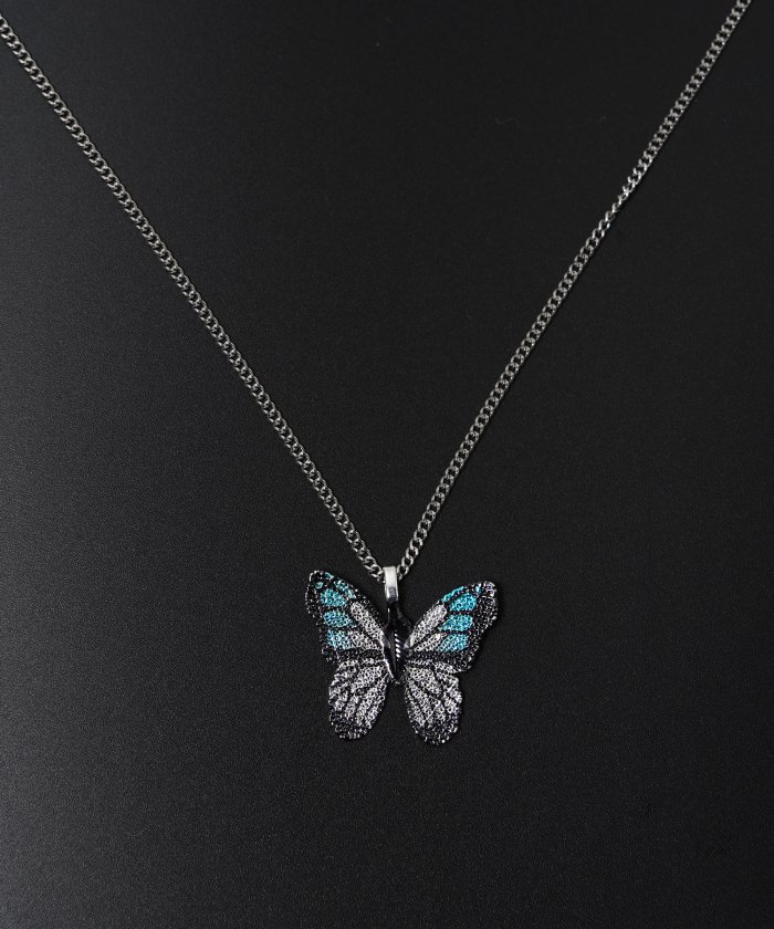 セール 蝶 チェーンネックレス ネックレス メンズ ネックレス レディース 蝶々 ネックレス 蝶 ネックレス 蝶 アクセサリー ステンレス ネックレス 春 夏 秋 ワンフォークロージング 1111clothing Magaseek