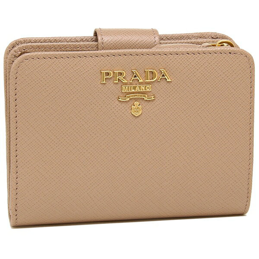 セール】プラダ 折財布 レディース PRADA 1ML018 QWA F0236 ベージュ