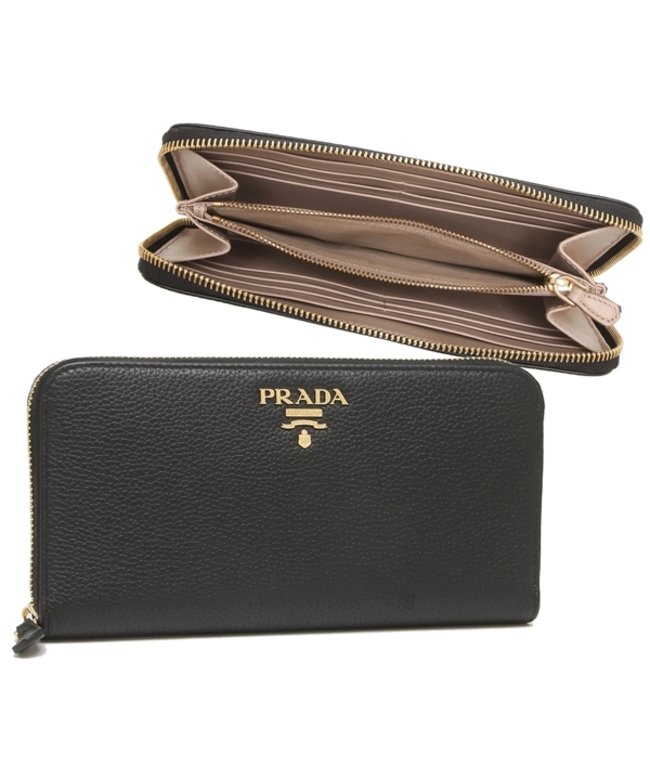 セール プラダ 長財布 ダイノカラー ラウンドファスナー ブラック ベージュ レディース Prada 1ml506 2bg5 F0wcl プラダ Prada Magaseek