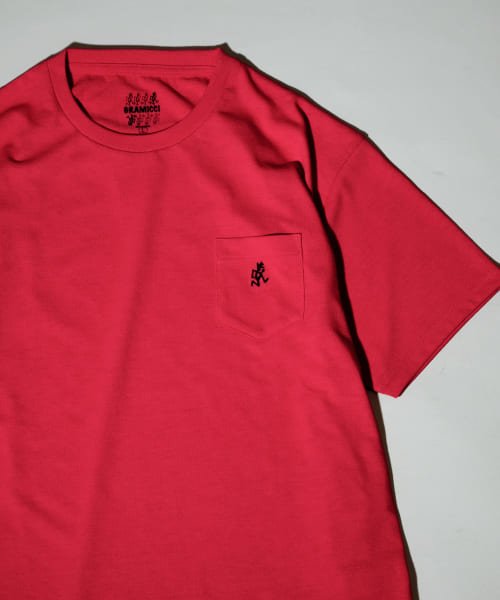 URBAN RESEARCH ROSSO(URBAN　RESEARCH　ROSSO（MEN）)/『別注』GRAMICCI　DRY－XポケットTシャツ/RED