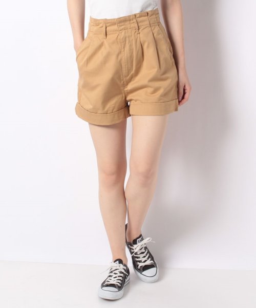 LEVI’S OUTLET(リーバイスアウトレット)/PLEATED TENCEL SHORT ICED COFFEE TENCEL/マルチ