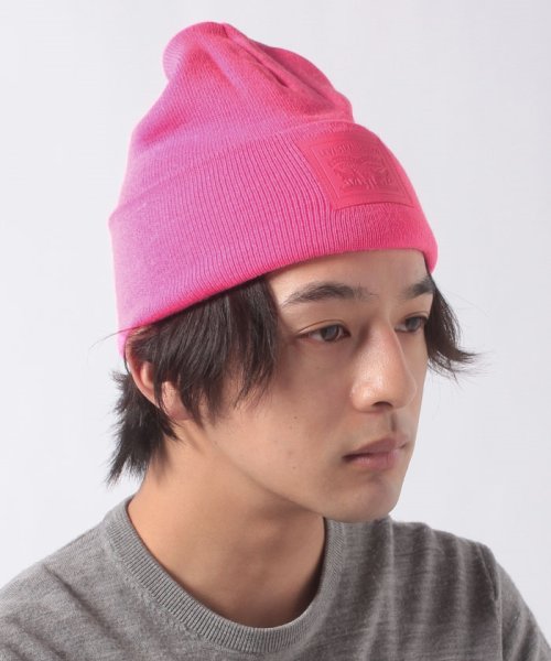 LEVI’S OUTLET(リーバイスアウトレット)/2 HORSE PATCH LOGO BEANIE/レッド