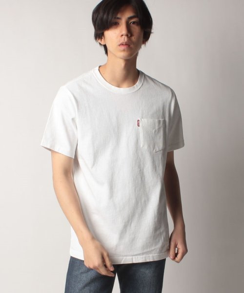 LEVI’S OUTLET(リーバイスアウトレット)/TYPE 1 ヘビーウェイトTシャツ WHITE +/ナチュラル