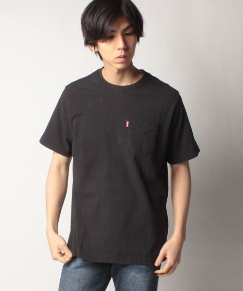 LEVI’S OUTLET(リーバイスアウトレット)/TYPE 1 ヘビーウェイトTシャツ CAVIAR/ブラック