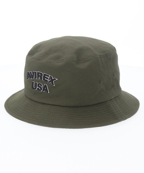 AVIREX(AVIREX)/KING USA 3D EMB BUCKET HAT/ｶｰｷｰ